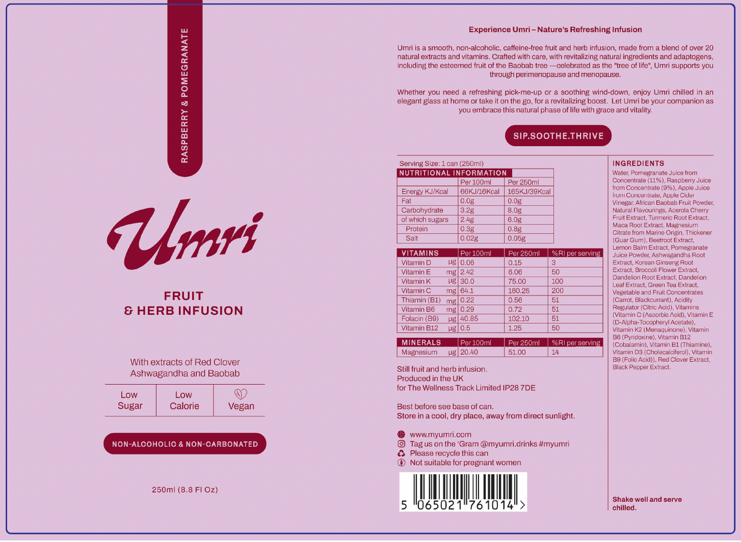 Raspberry & Pomegranate