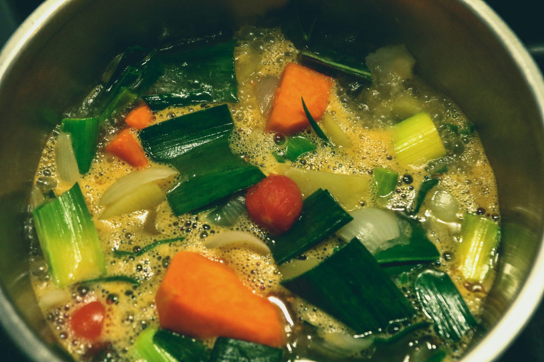 Evening Restore Vegetable Soup for Calm and Better Sleep